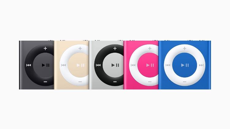 iPod schuffle - Divulgação/Apple - Divulgação/Apple