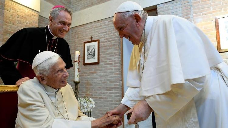 Last August, Pope Francis, Emeritus Pope XVI.  Visited Benedict - Getty Images - Getty Images