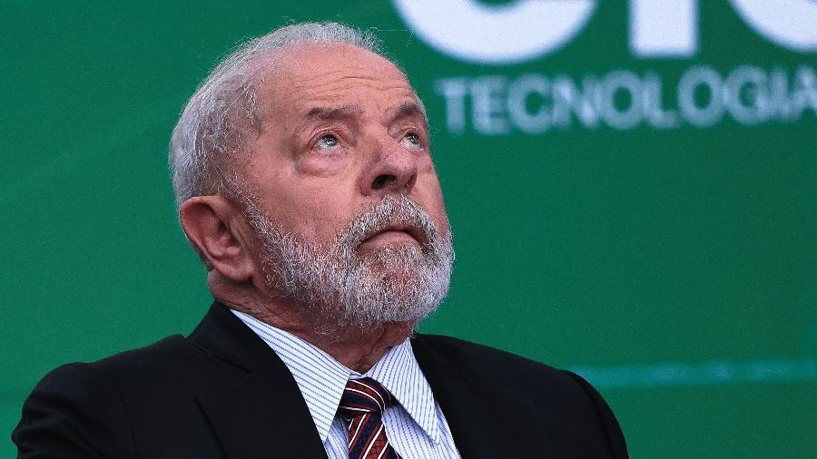2.jun.2023 - Presidente Lula participa de inauguração de fábrica de ônibus elétricos da Eletra, em São Bernardo do Campo (SP) - 2.jun.2023 - Ettore Chiereguini/Estadão Conteúdo