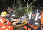 Vídeo: jovem sofre fratura ao cair de rapel e é resgatada por tirolesa - Divulgação/CBMDF