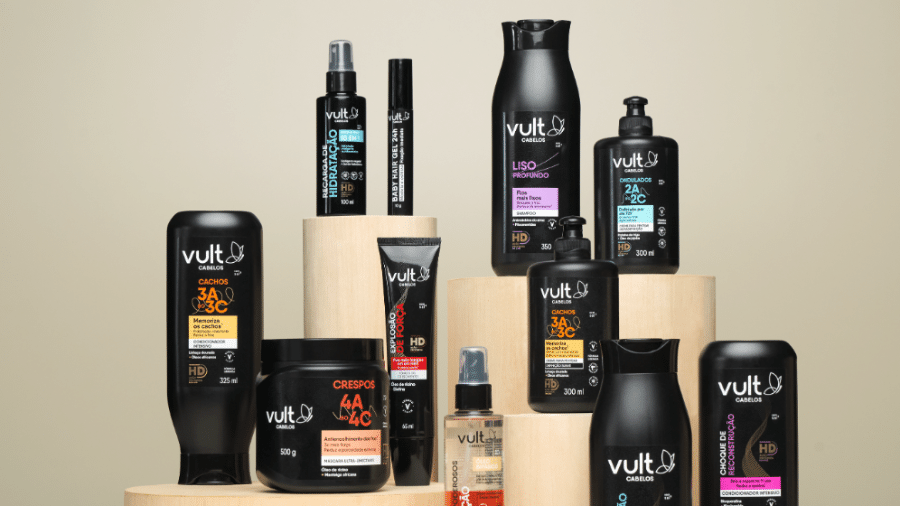 Há produtos para todos os tipos de cabelo, desde os mais lisos até os crespos, segundo a Vult