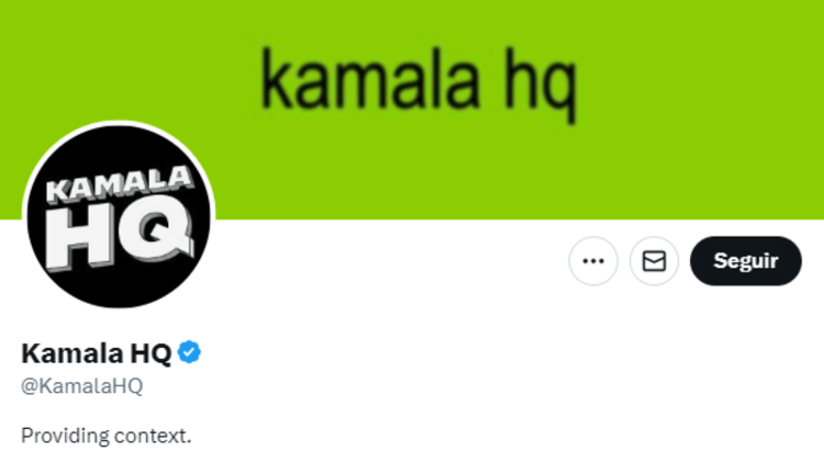 O mesmo verde da capa de "Brat" é usado até no perfil oficial de campanha de Kamala Harris 