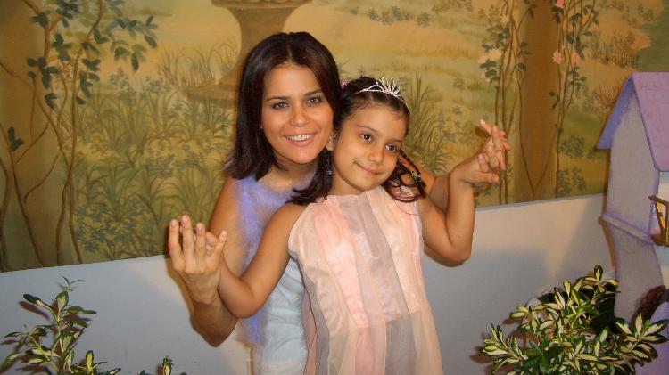 Adriana e Giovanna, quando era criança Adriana e Giovanna, quando era criança