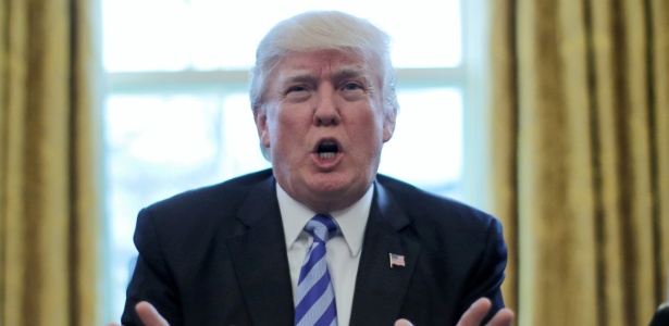 O presidente dos EUA, Donald Trump, no Salão Oval da Casa Branca - Kevin Lamarque/Reuters