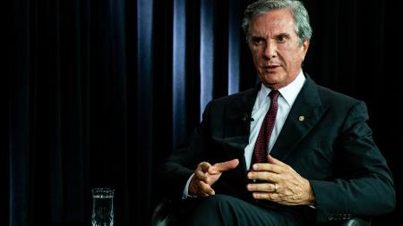 O senador e ex-presidente Fernando Collor de Mello (Pros-AL), em entrevista ao UOL e à Folha, em Brasília - Kleyton Amorim/UOL