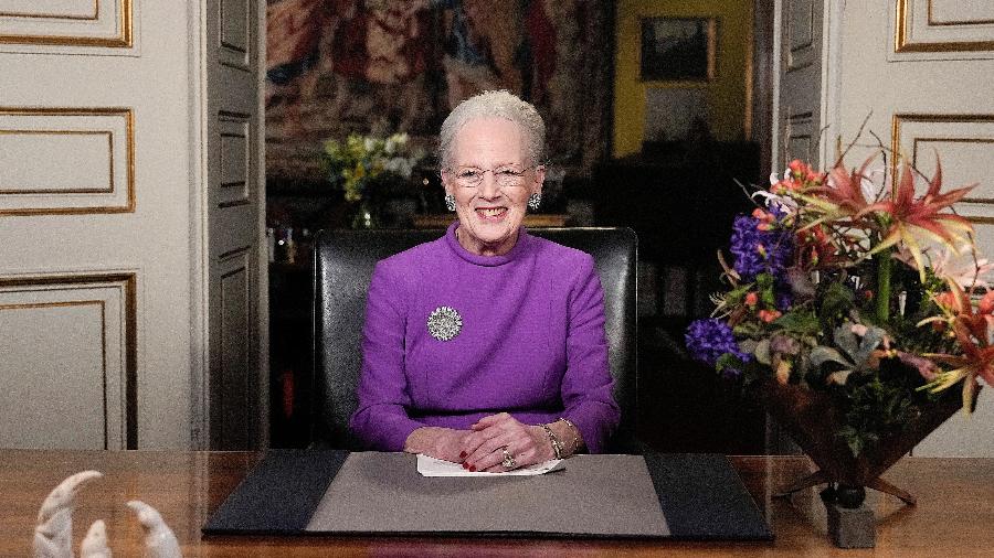 Rainha Margarida 2ª, da Dinamarca, anuncia abdicação do trono durante discurso de Ano Novo