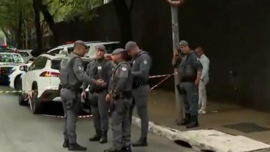 Vice-cônsul foi baleada após policial de folga atirar contra autores de assalto - TV Record/Reprodução de vídeo