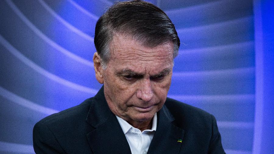 14.05.25 - O ex-presidente Jair Bolsonaro (PL) dá entrevista ao UOL, em Brasília 14.05.25 - O ex-presidente Jair Bolsonaro (PL) dá entrevista ao UOL, em Brasília