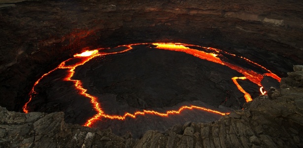 O vulcão Erta Ale é um dos poucos do mundo que não adormece - Reprodução/Petr Meissner/Flickr