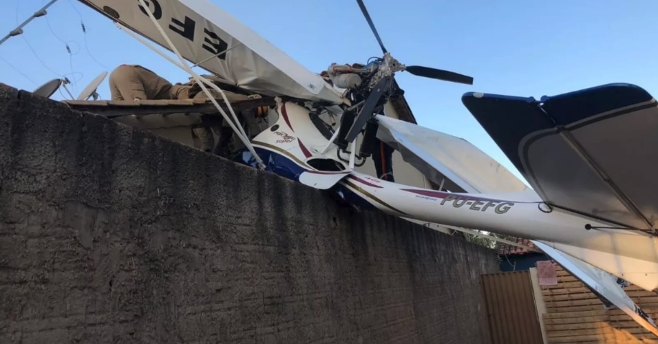 Acidente aéreo em Goiânia | Bebê morre após queda de avião sobre casa em Goiás