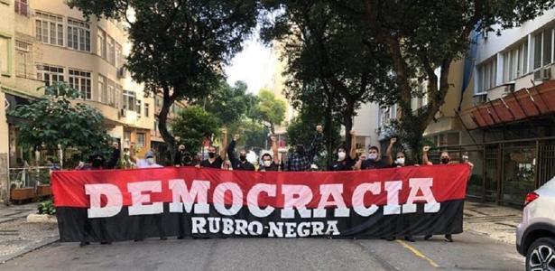 No Rio de Janeiro | Como surgiu grupo de rubro-negros que fez ato contra bolsonaristas