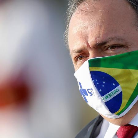 Ministro interino da Saúde, general Eduardo Pazuello, em Brasília - 