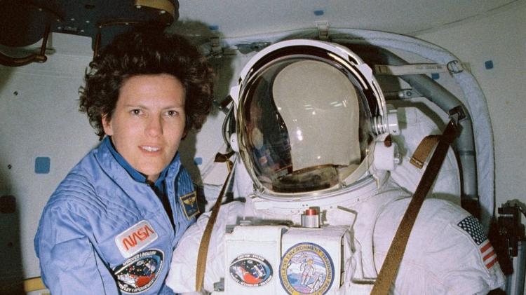 Kathy Sullivan em foto da época em que era astronauta da Nasa - Nasa