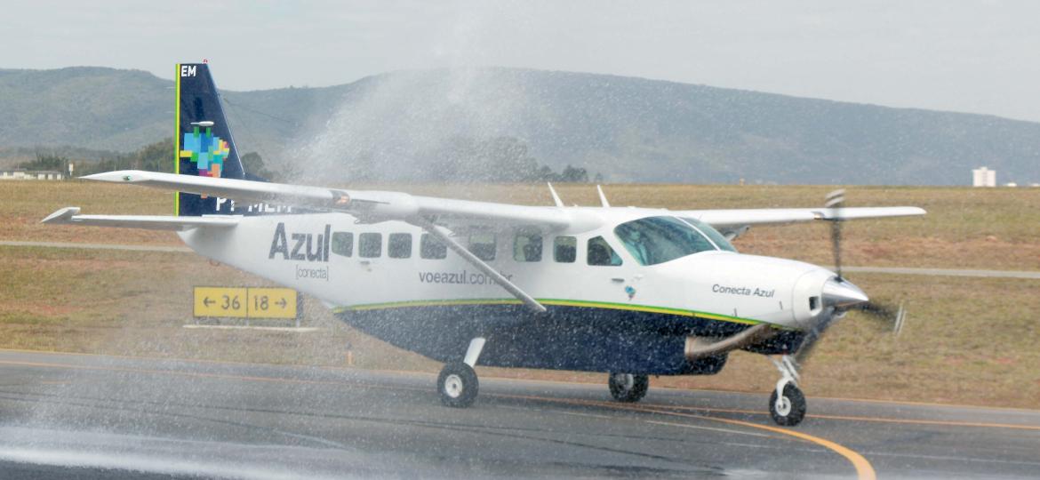 A Azul lançou sua nova subsidiária para o mercado de voos regionais: a Azul Conecta.  - Divulgação/Azul