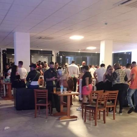 festa clandestina aglomeração covid-19 são vicente são paulo - Prefeitura de São Vicente/Divulgação