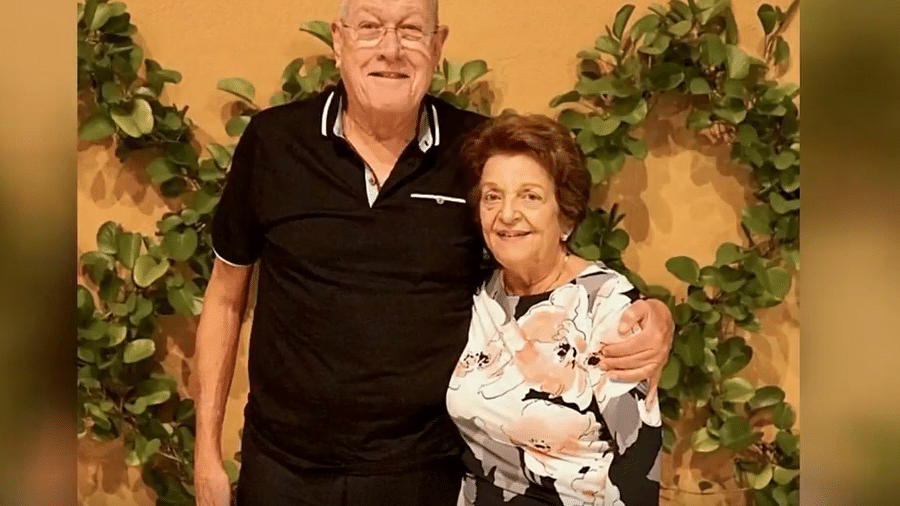 Os corpos de Antonio Lozano e Gladys, casados por 58 anos, foram encontrados juntos, na cama, nos escombros do desabamento de um prédio perto de Miami. Os dois estão entre as primeiras vítimas encontradas pelos bombeiros - Reprodução/NBC