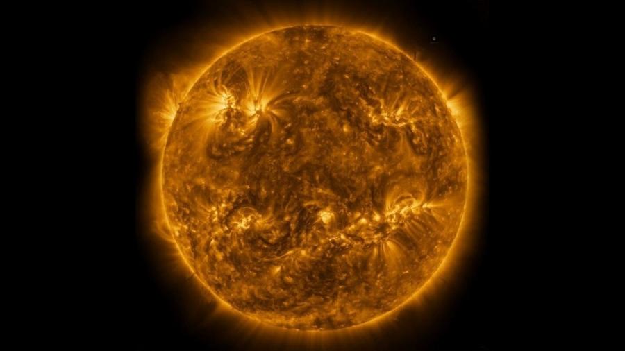Detalhes do Sol capturados pela sonda Solar Orbiter - Reprodução/ ESA 