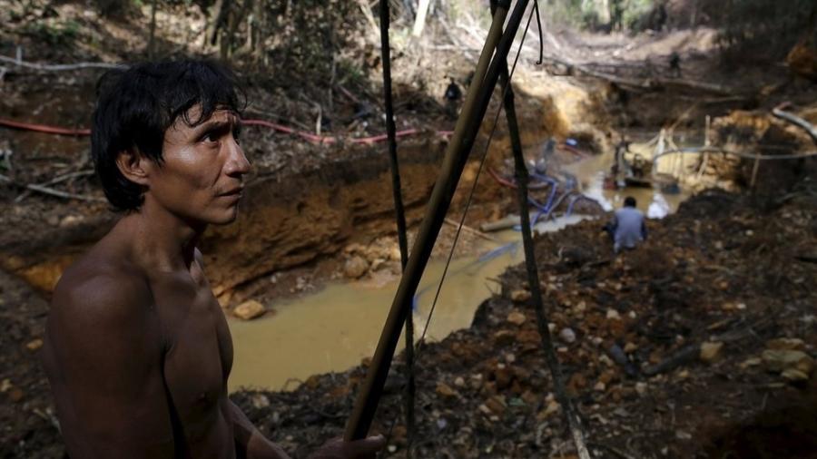 Garimpo ilegal no território yanomami: no fim de semana, governo federal anunciou ações de assistência aos indígenas e investigação - REUTERS