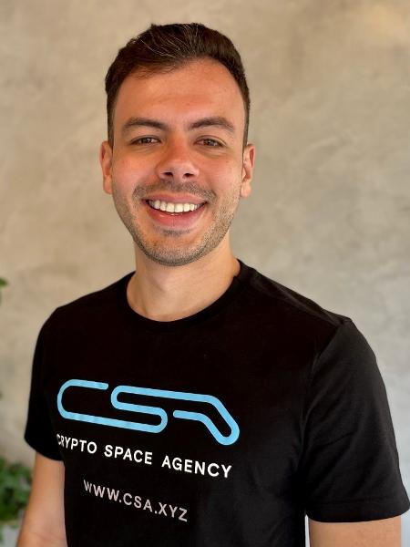 Victor Hespanha, 28, foi sorteado para viagem espacial após comprar criptoativo - Divulgação