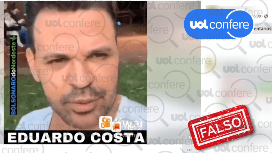 Eduardo Costa se arrepende de falar de política: 'Errei, sei que me excedi'  - 01/05/2020 - UOL Entretenimento