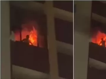 Casal e cadela morrem em incêndio em hotel em Fortaleza