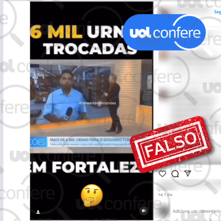 27.out.2024 - 6.000 é o número de urnas usadas em todo o Ceará, e não as trocadas