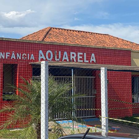 Ataque a creche Pró-Infância Aquarela, no centro da cidade de Saudades, deixou cinco mortos e um ferido - William Ricardo/Ishoot/Estadão Conteúdo