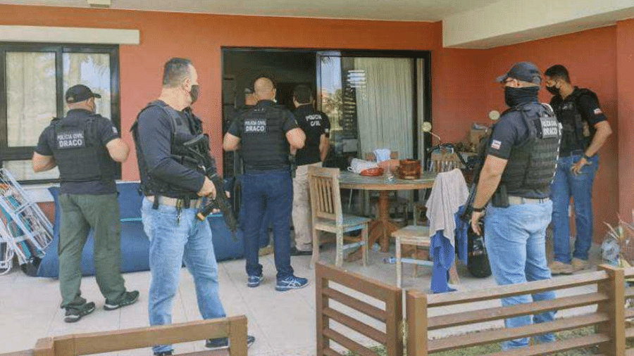 De acordo com a PC-BA (Polícia Civil da Bahia), o traficante é investigado pela Polícia Civil do Rio Grande do Sul pelo assassinato de um criminoso, que era líder do grupo rival - Divulgação/Polícia Civil BA