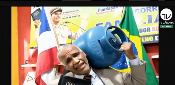 Deputado surge com botijão nas costas em votação na Câmara - Vimarsana News