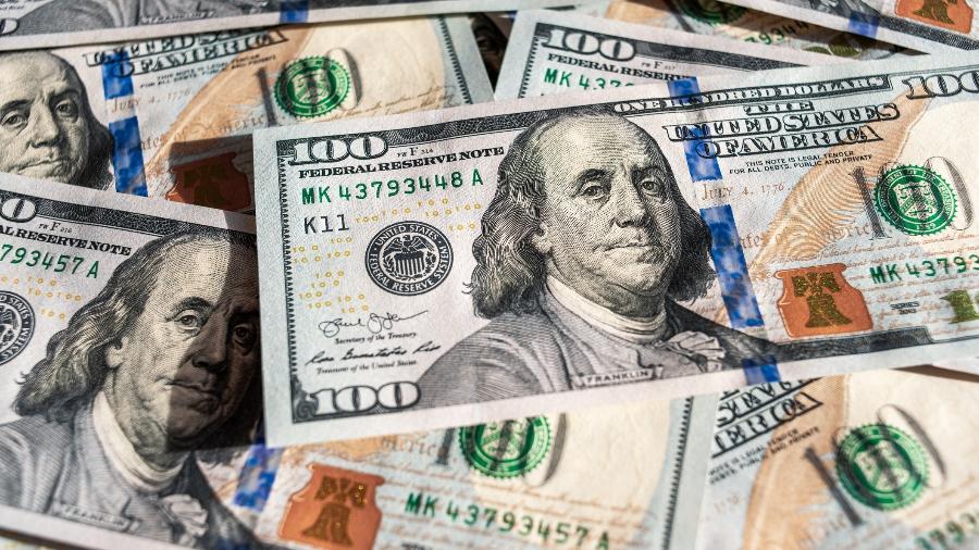 O valor do dólar foi o mais alto em mais de cinco meses - Getty Images