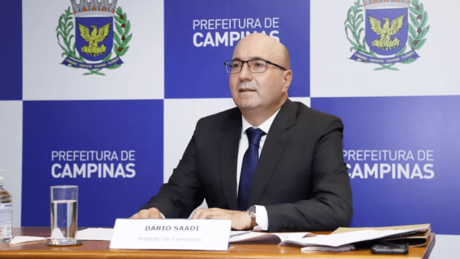 Dário Saadi, prefeito de Campinas (SP), teve a candidatura à reeleição cassada pela Justiça Eleitoral - Fernanda Sunega / Prefeitura de Campinas