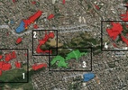 O que está por trás da guerra de facções do tráfico na zona norte do Rio - Reprodução/Mapa Histórico dos Grupos Armados/Instituto Fogo Cruzado