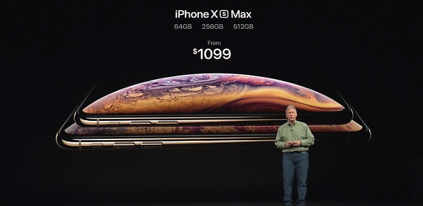 iPhone XS Max com mais memória é mais de duas vezes mais caro que o primeiro - Reprodução