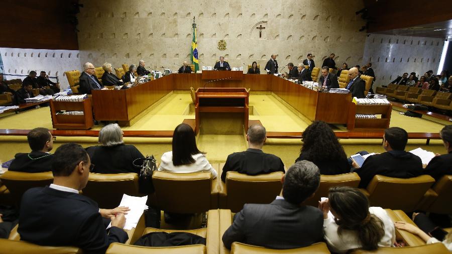Plenário do STF durante o início do julgamento sobre a criminalização da homofobia, em fevereiro - DIDA SAMPAIO - 13.fev.2019/ESTADÃO CONTEÚDO