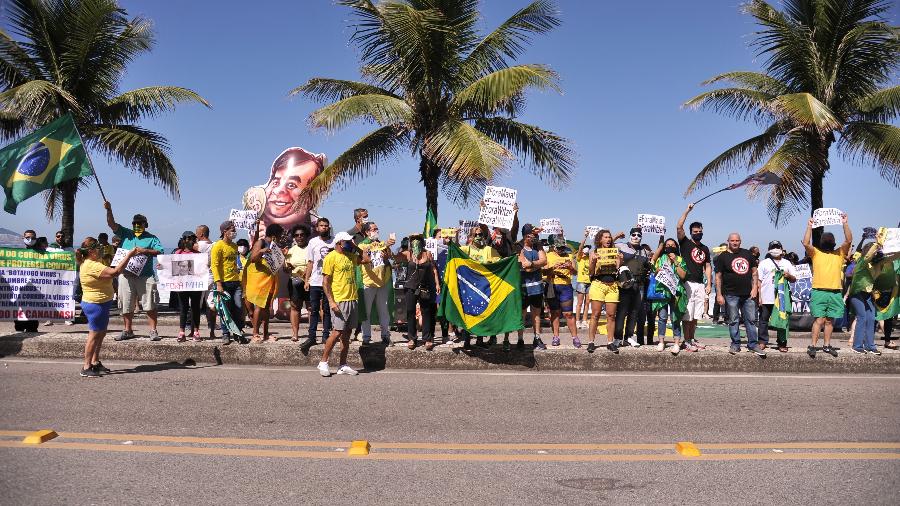 Protesto contra isolamento social, STF, Congresso, Governadores - SAULO ANGELO/FUTURA PRESS/FUTURA PRESS/ESTADÃO CONTEÚDO