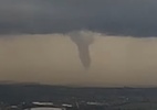 Nuvem-funil, que tem potencial de virar tornado, é flagrada em PE; assista - Reprodução/YouTube