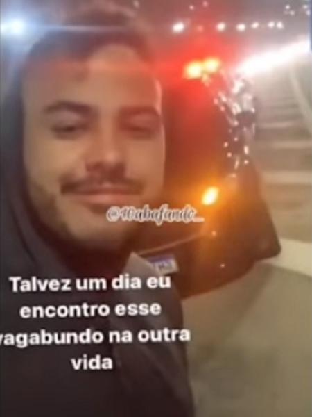 O motorista de aplicativo, Christopher Rodrigues, que atropelou e matou o jovem Matheus Campos da Silva, 21, em São Paulo - Reprodução