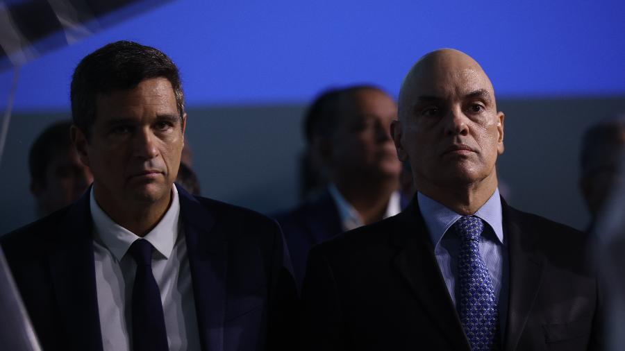 Roberto Campos Neto, presidente do Banco Central, e o ministro do STF Alexandre de Moraes