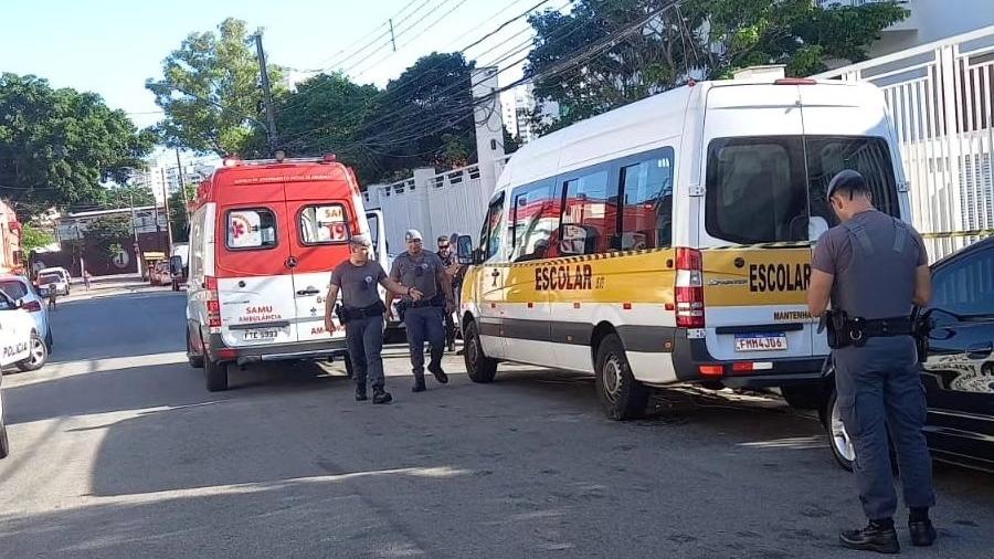 A criança foi esquecida dentro da van escolar na Mooca, na zona leste de São Paulo