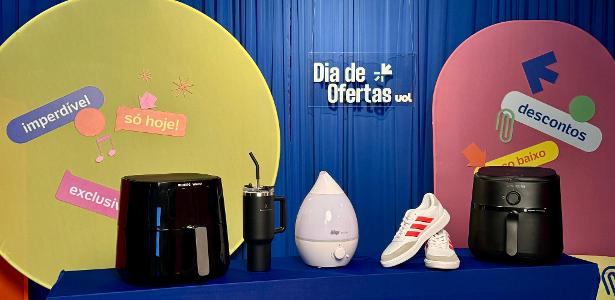 Dia de Ofertas UOL: última chance de economizar em air fryer, tênis e mais