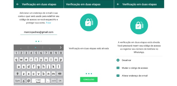 WhatsApp beta do Android ganha reforço na segurança; veja como ativar - passo 3 - Reprodução - Reprodução