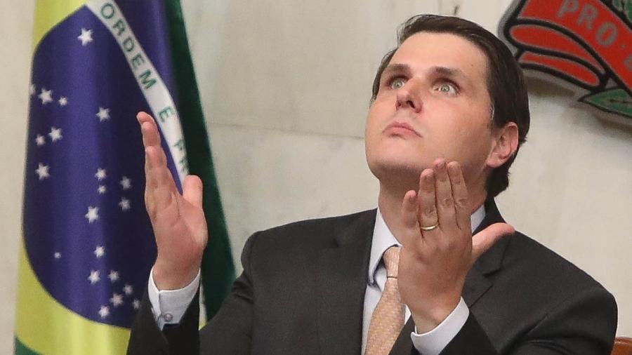 Cauê Macris (PSDB) foi reeleito presidente da Assembleia Legislativa de São Paulo, com o apoio de seu partido e de parte da esquerda - Gabriela Biló/Estadão Conteúdo