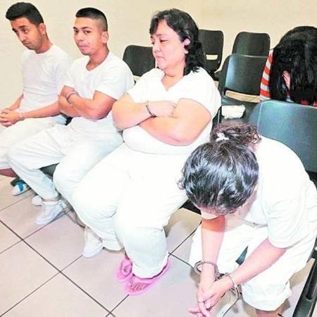 Sete pessoas foram sentenciadas a penas de 15 a 30 anos de prisão por sua participação no grupo conhecido como "Viúvas Negras" - Foto La Prensa Grafica