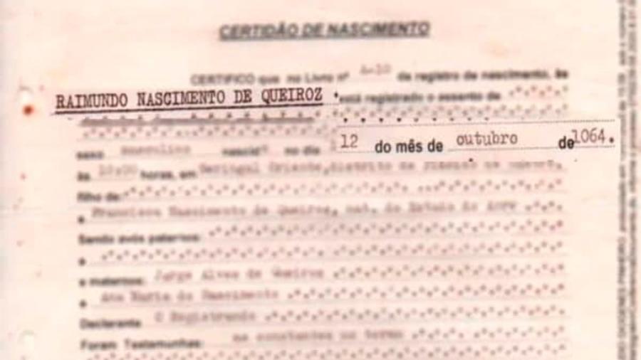 Homem descobre que tem 955 anos em certidão de nascimento - Arquivo pessoal