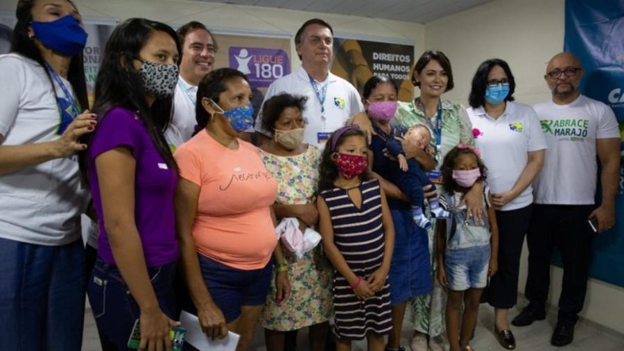 Presidente Jair Bolsonaro foi ao Pará para apresentar o programa Abrace o Marajó - Willian Meira/Ministério da Mulher, da Família e dos Direitos Humanos/Divulgação