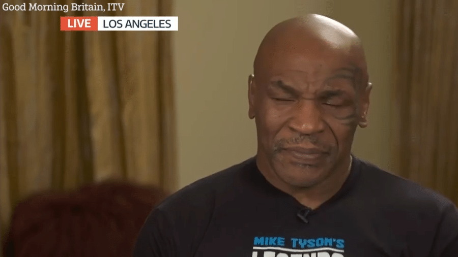 Mike Tyson em entrevista a TV britânica - Reprodução de vídeo