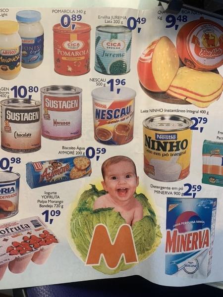 Panfleto de supermercado com Nescau a R$ 1,96 - Reprodução/Instagram/@_homoaranha