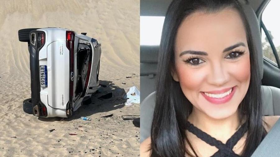 Danúbia, 35, morreu em acidente de carro em dunas do Ceará - Danúbia Daiane/Facebook