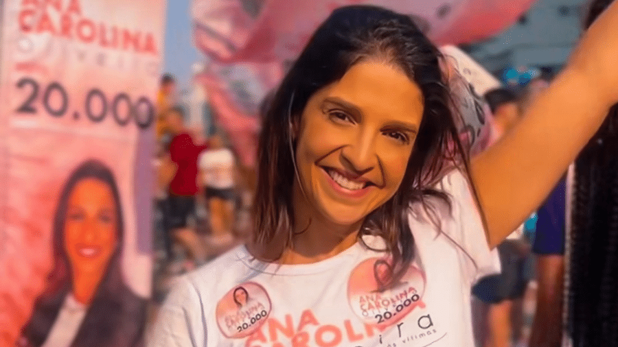 Ana Carolina Oliveira, 40, se candidatou pela primeira vez