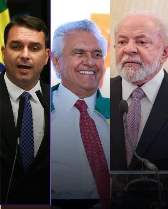 Governador Ronaldo Caiado em cerimônia oficial representando a experiência administrativa da direita brasileira em 2026.